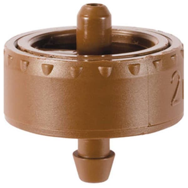 Gan Eden W2205B .5 gph Button Dripper - 25 Pack, Brown, 25PK GA138724 - main